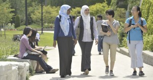 Students Walk to Class UTSC