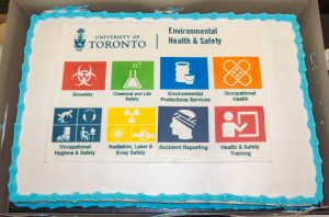 EHS cake with Safety Icons