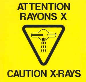 Caution X-Rays Sign